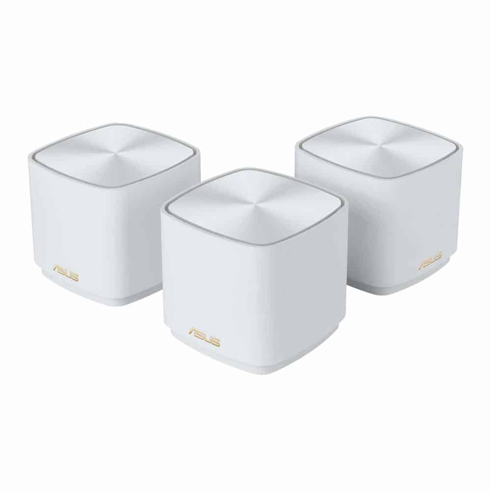 (image for) ASUS Dual-Band ZenWiFi XD5 (3-Pack) Home Mesh WiFi System - White